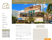 Tablet Screenshot of hostalmayapan.com